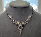 I Mean...Stunning!! Weiss Vintage Sparkly Rhinestone Choker Necklace. Amazing!