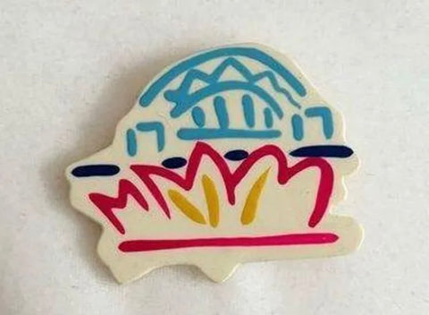 Super Cool Colorful Vintage Brooch Souvenir Pin Sydney Australia Opera House