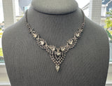 I Mean...Stunning!! Weiss Vintage Sparkly Rhinestone Choker Necklace. Amazing!