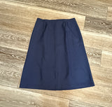 Levi Strauss & Co Vintage Navy Blue Skirt Sz 32 ( 12 14 ? )