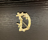 Sarah's A.B.C.'s Gold Tone D Initial Brooch Sarah Coventry Fabulous