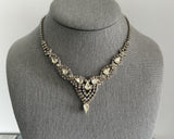 I Mean...Stunning!! Weiss Vintage Sparkly Rhinestone Choker Necklace. Amazing!