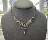 I Mean...Stunning!! Weiss Vintage Sparkly Rhinestone Choker Necklace. Amazing!