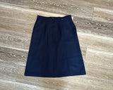 Levi Strauss & Co Vintage Navy Blue Skirt Sz 32 ( 12 14 ? )