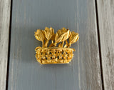 A Basket of Tulips is All You Need! Gorgeous Vintage Liz Claiborne Brooch