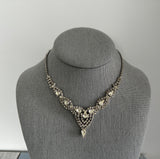 I Mean...Stunning!! Weiss Vintage Sparkly Rhinestone Choker Necklace. Amazing!