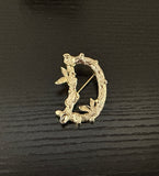 Sarah's A.B.C.'s Gold Tone D Initial Brooch Sarah Coventry Fabulous