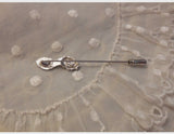 Sarah Coventry Fashion Twist Fantastic Silver Tone Vintage Stick Pin