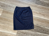 Yves Cossette Depeche Mode Fantastic Vintage Skirt Navy Blue