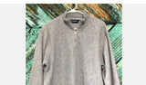 Fantastic Vintage Gray 1/4 Zip Warm Top Sweatshirt Sz L by Catalina