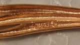 Beautiful Vintage Napier Brooch Gold Tone Long Leaves / Sea Grass