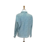 Cape Cod Match Mates Fabulous Vintage Blouse w Bow / Tie at Neck