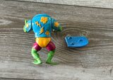 TMNT Teenage Mutant Ninja Turtles Genghis Frog 1989 Playmates Action Figure