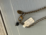 Lia Sophia Longer Length Chain Necklace w Assorted Chunky Beads