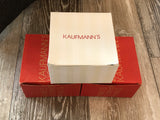 3 Vintage Kaufmann's Department Store Gift Boxes 2 Red 1 White 5 x 5 x 3
