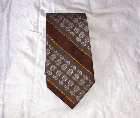Oh So Cool Vintage Wide Polyester Men's Tie Necktie