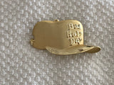 AJC Vintage "Bad Hair Day" Baseball Cap Hat Brooch Pin
