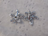 Silvery "Ivy" Leaf Clip On Earrings by Sarah Coventry  Beautiful!!