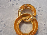 Sophisticated Vintage Pin Brooch Designer Signed Monet