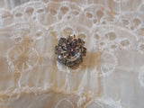 Dazzling Rhinestone Flower Scatter Pin