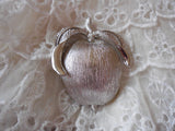 Magnificent Textured Apple Pin Brooch by Sarah Coventry