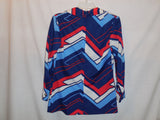 Groovy Vintage Polyester Knit 60's Top by Mister Robert  Fab Colors!!