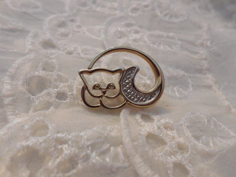 "Animal Pins"  Cute Little Avon Kitty Cat Tac / Lapel Pin