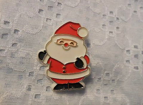 Cute Little Plastic Santa Claus Pin Hallmark Christmas 1981